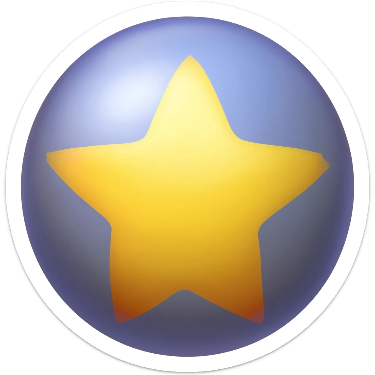 Un emoji de la esfera de dragón de 4 estrellas sticker