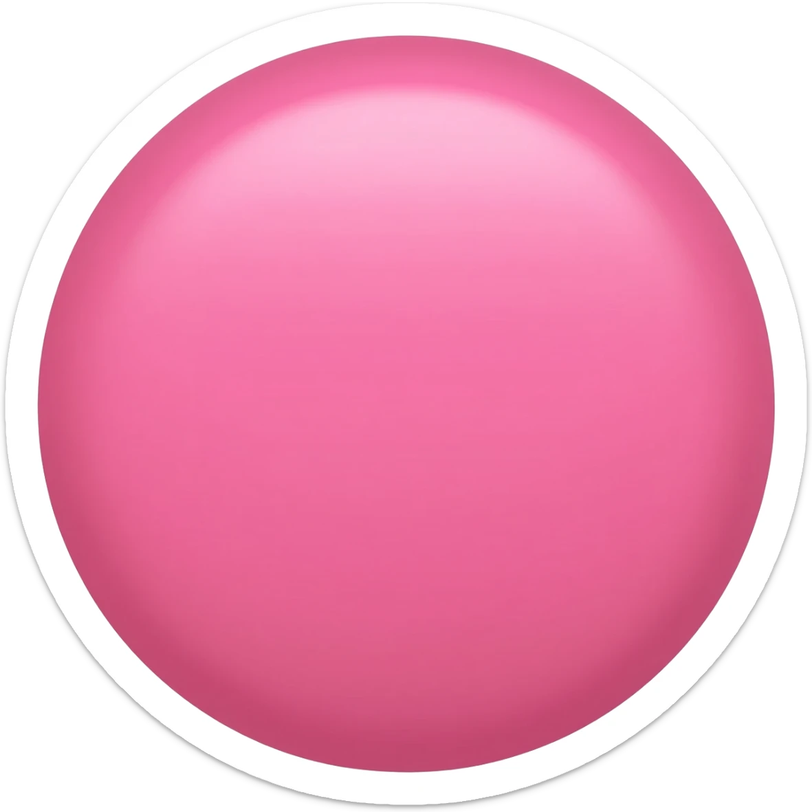 Create  a pink circle emoji sticker