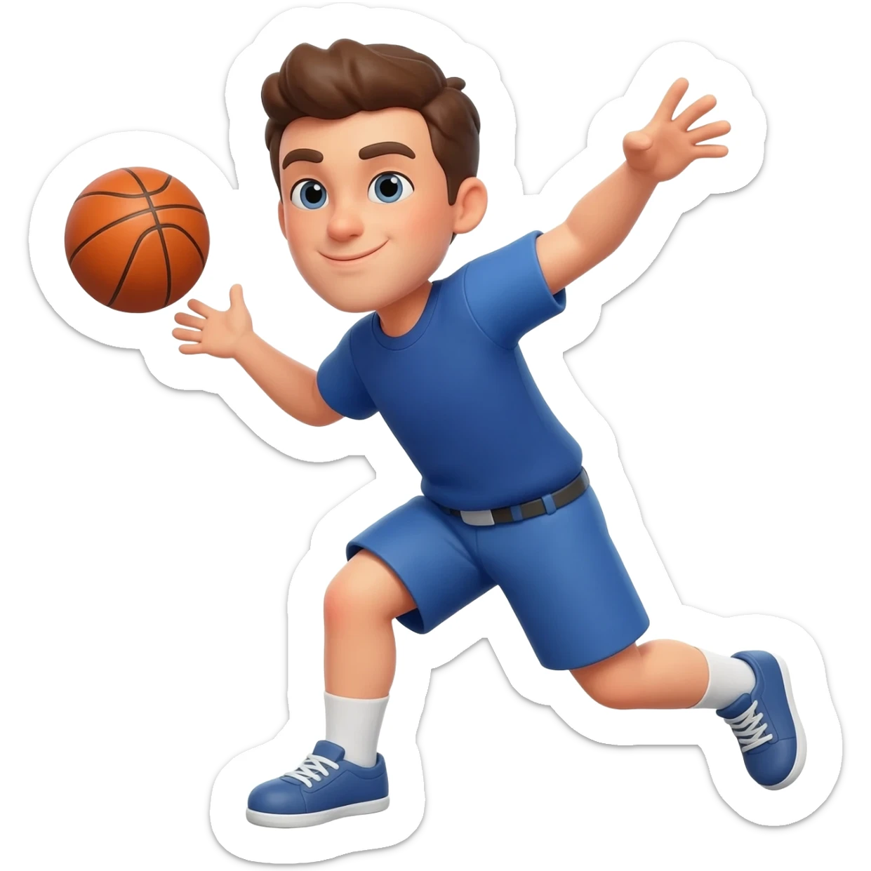 Makk ballEmoji throwing makk balla sticker