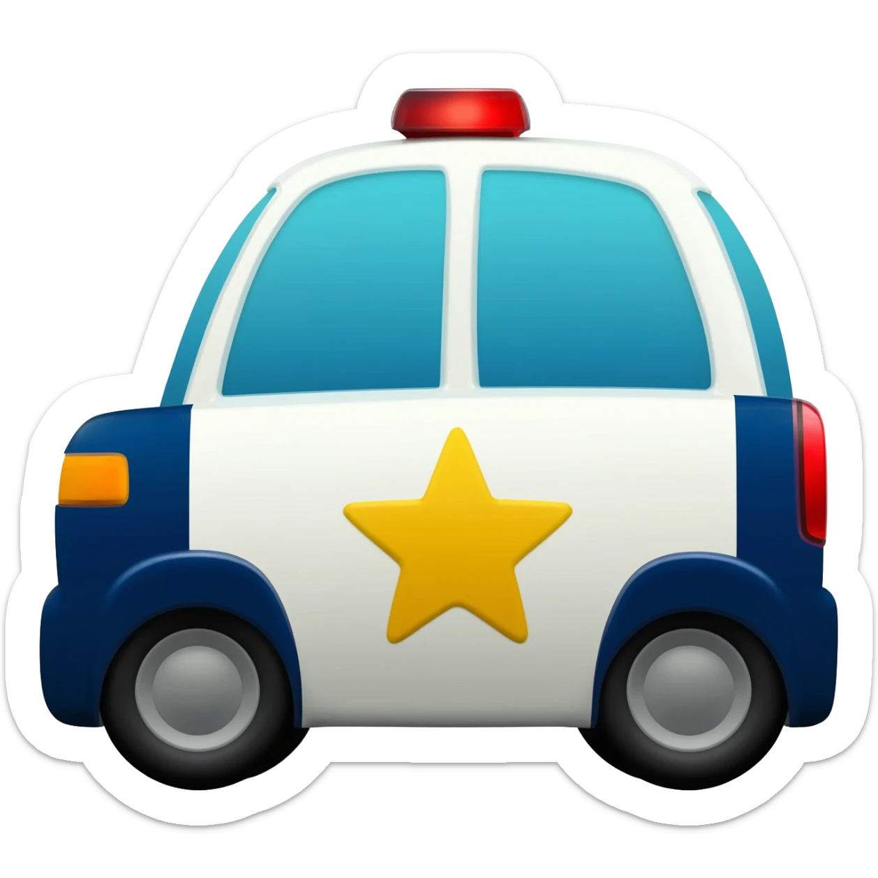 Police Car sticker