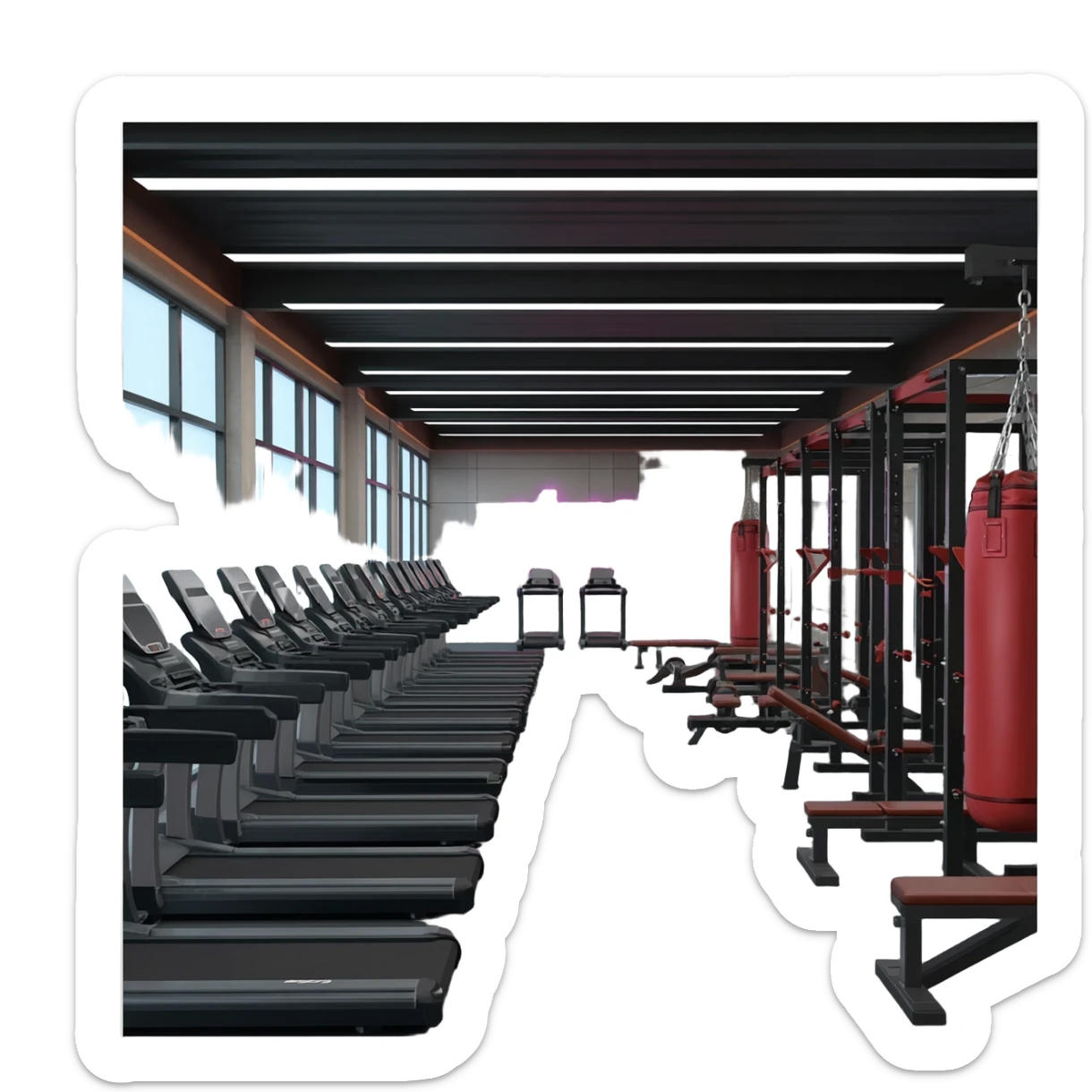 Gym sticker