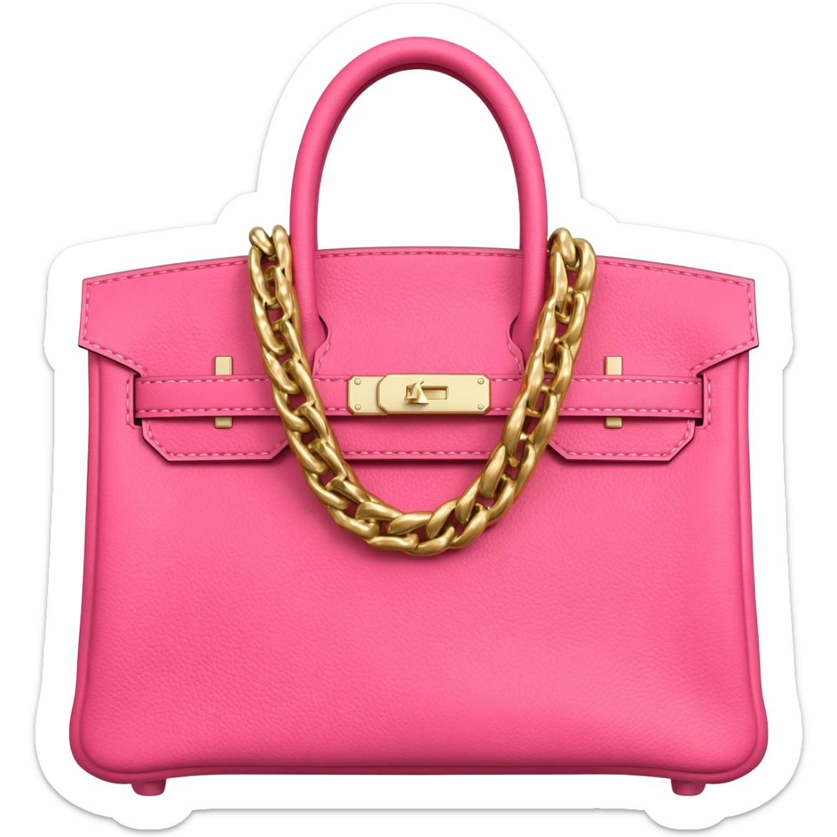 matte pink hermes birkin bag sticker