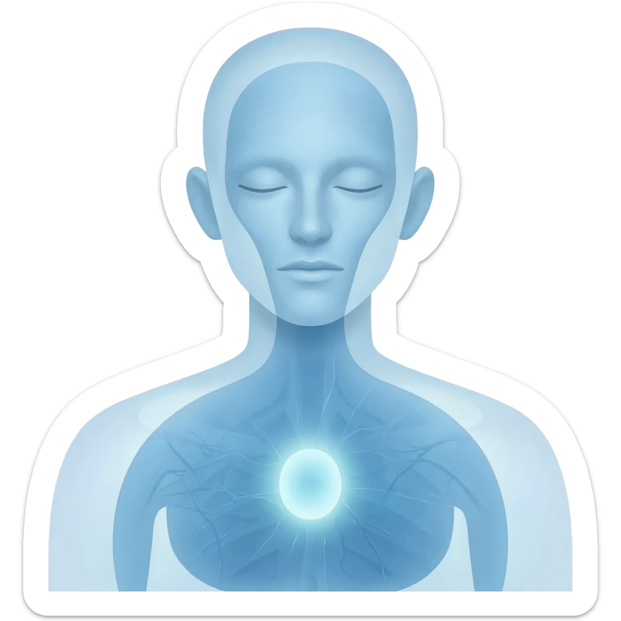 Spirit leaving body sticker