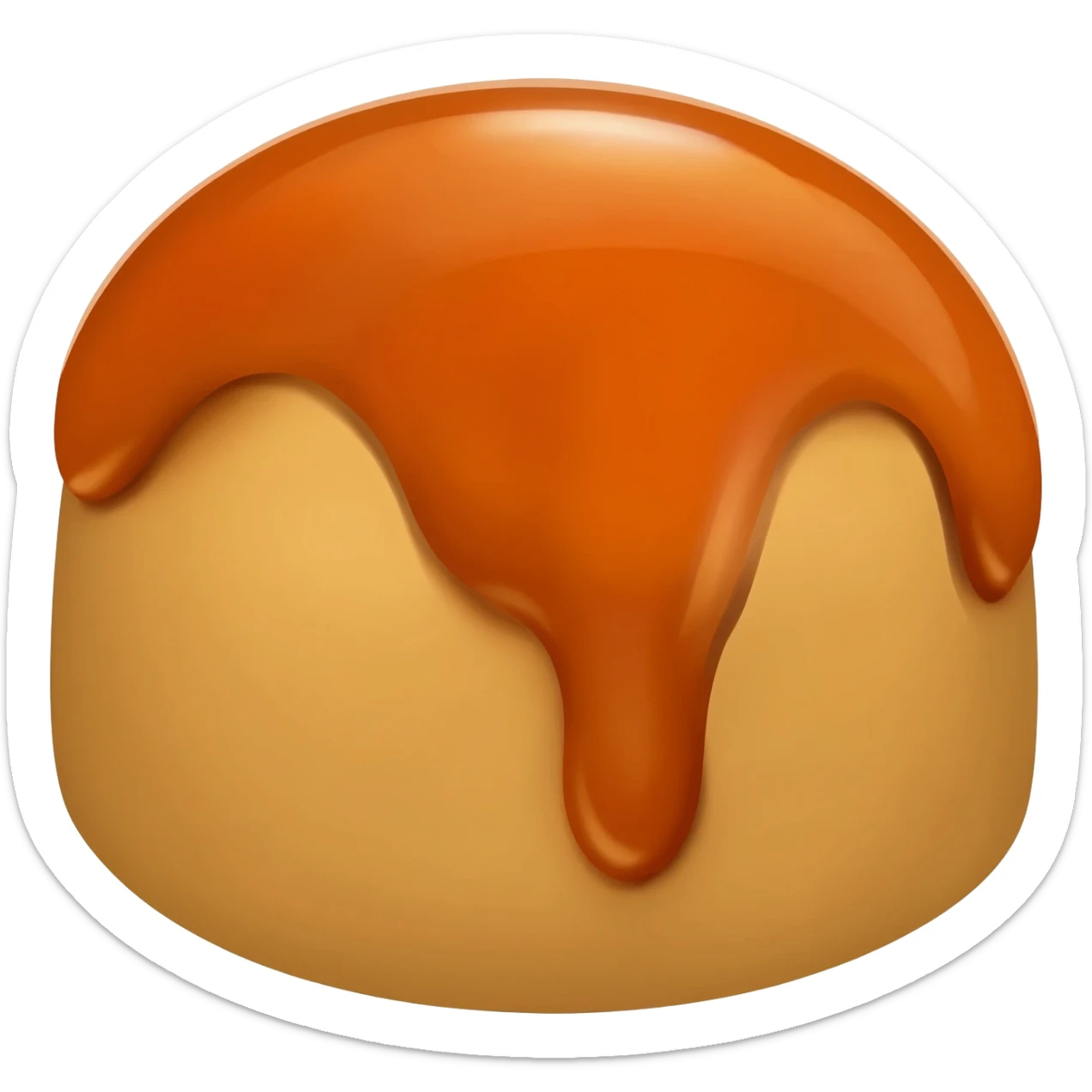 caramel sticker