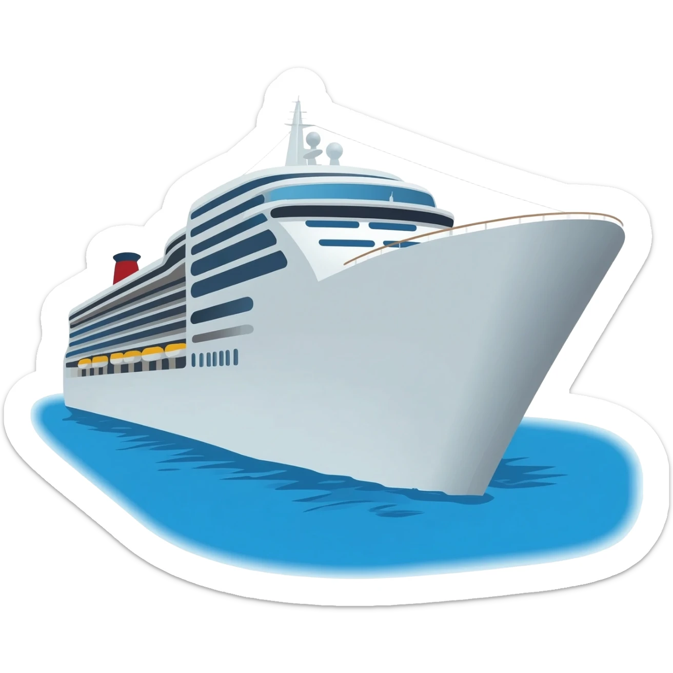 Cruise ship sticker