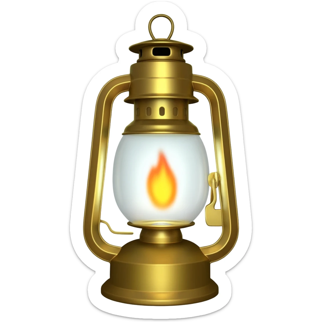 Oil lantern sticker