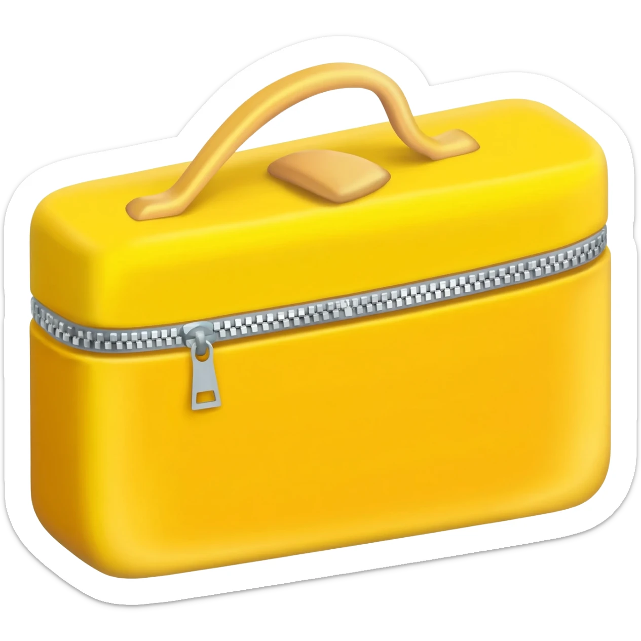 yellow holiday case sticker