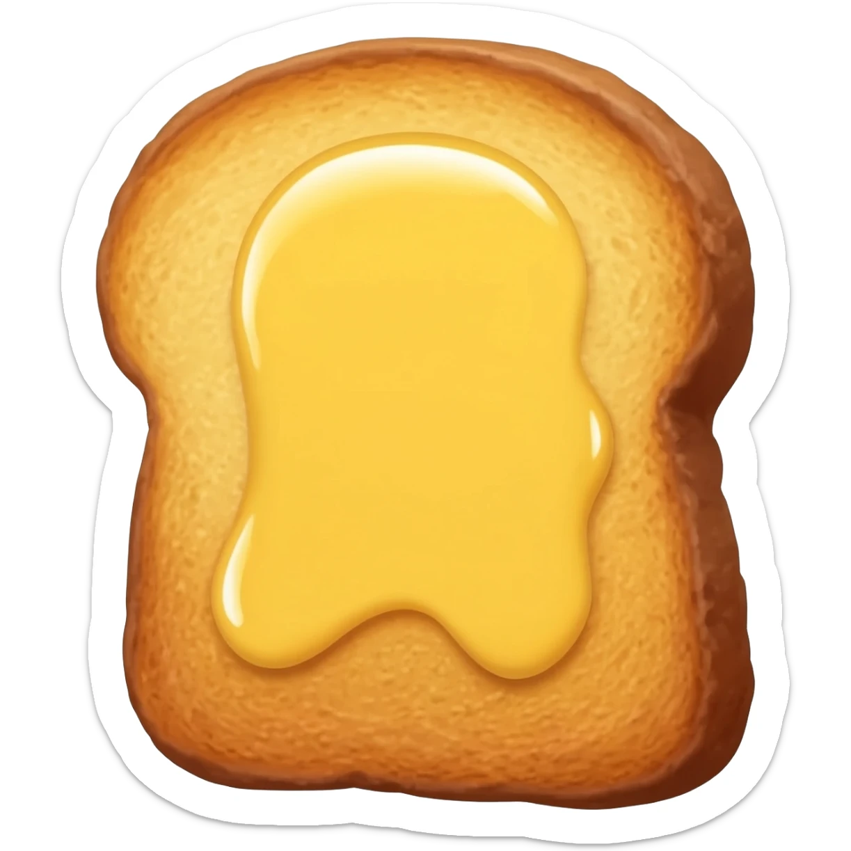 French toast with butter sticker