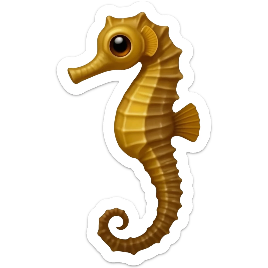 Seahorse emoji sticker