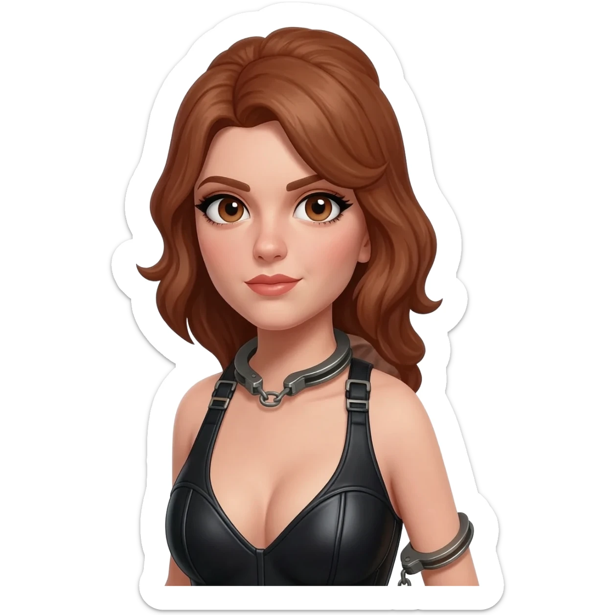 Bdsm women handcuffed behind back sticker