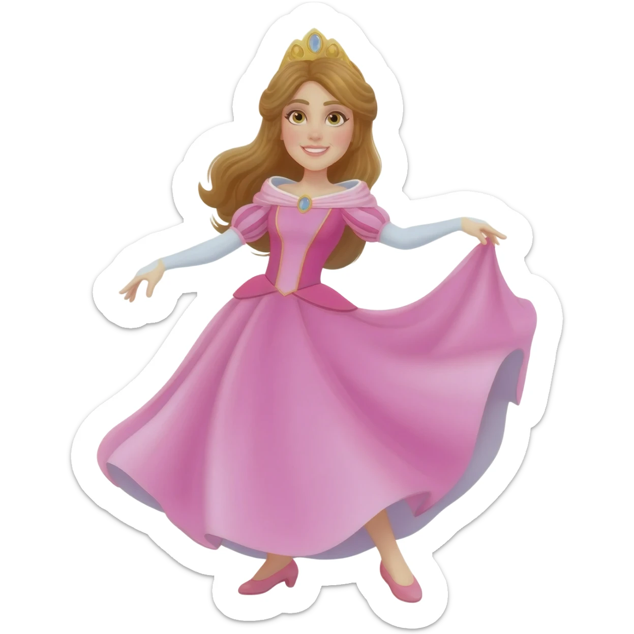 princess dance sticker