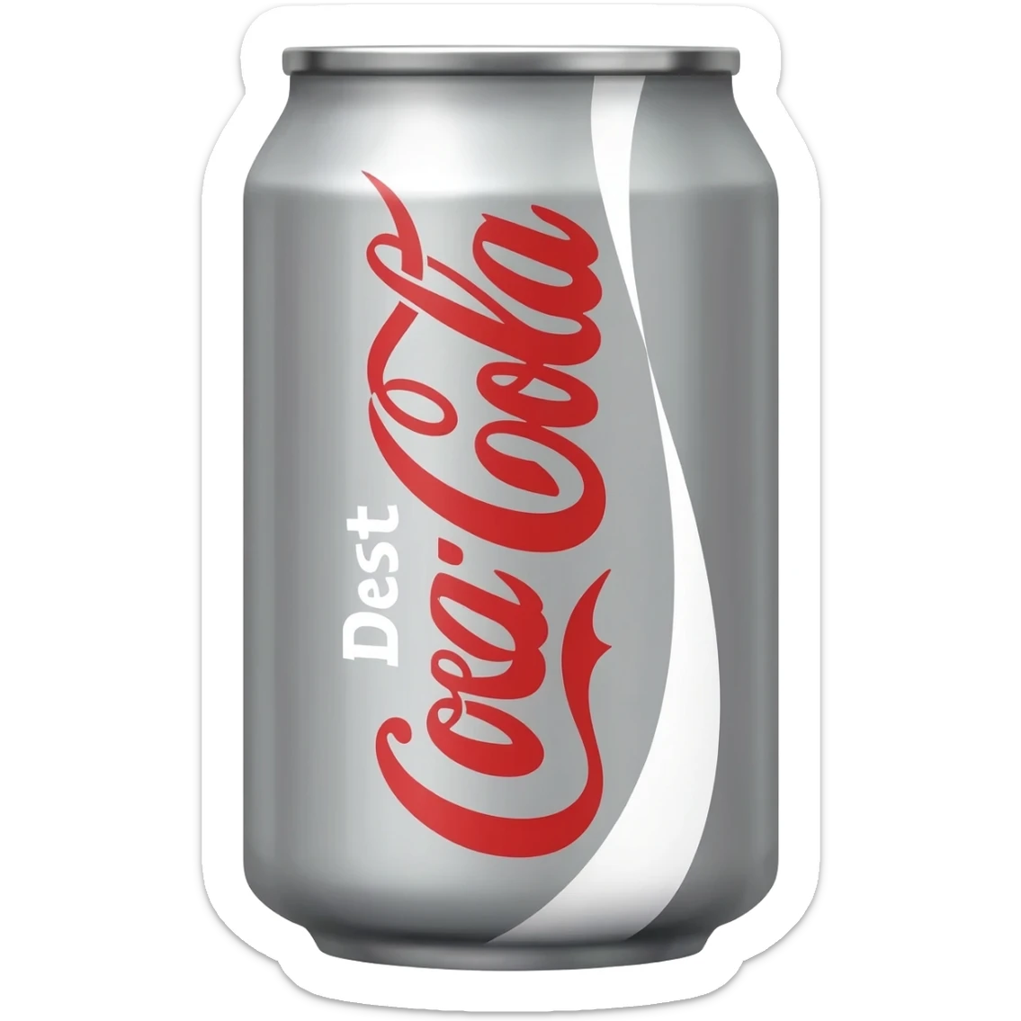 Diet Coke can sticker