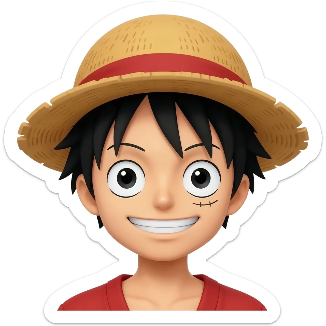 Monkey d luffy sticker