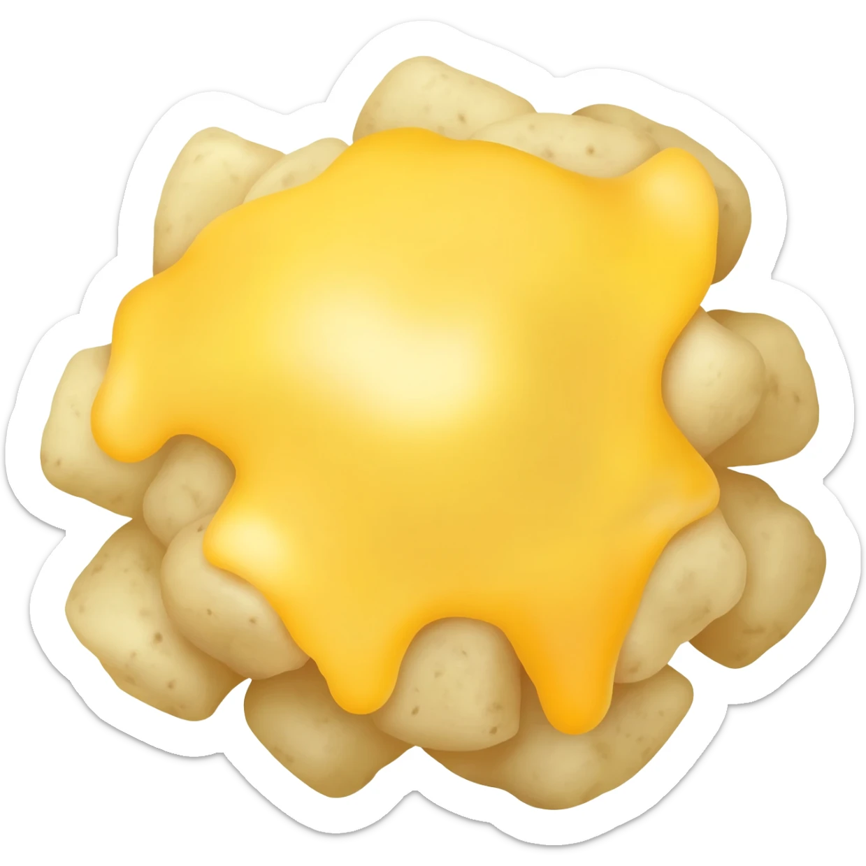gnocchis with cheese sticker