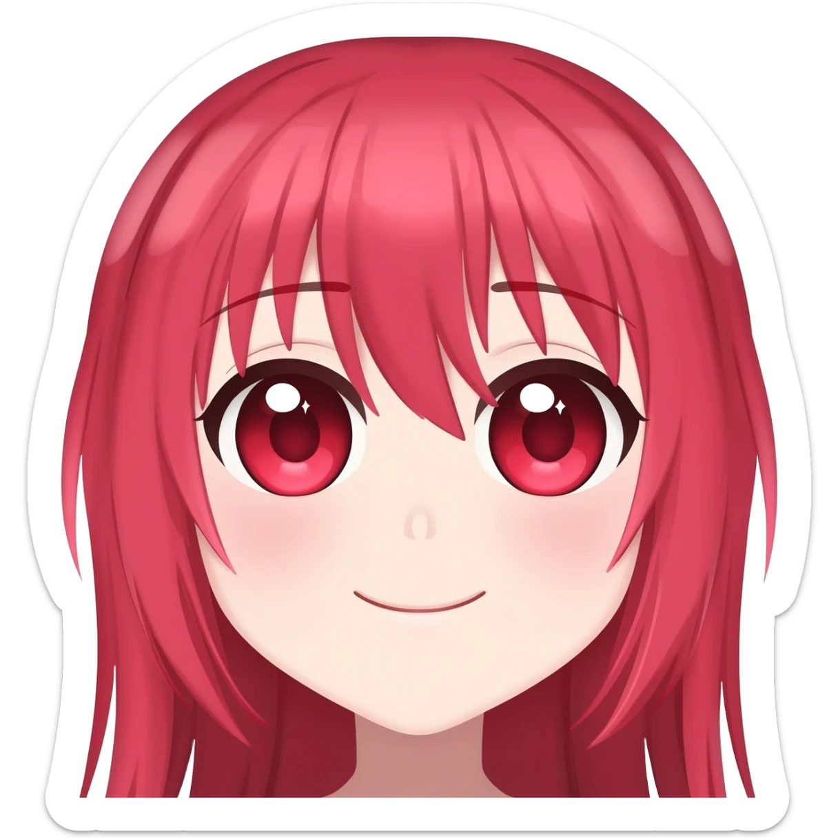 Love emoji but with Shinobu style sticker