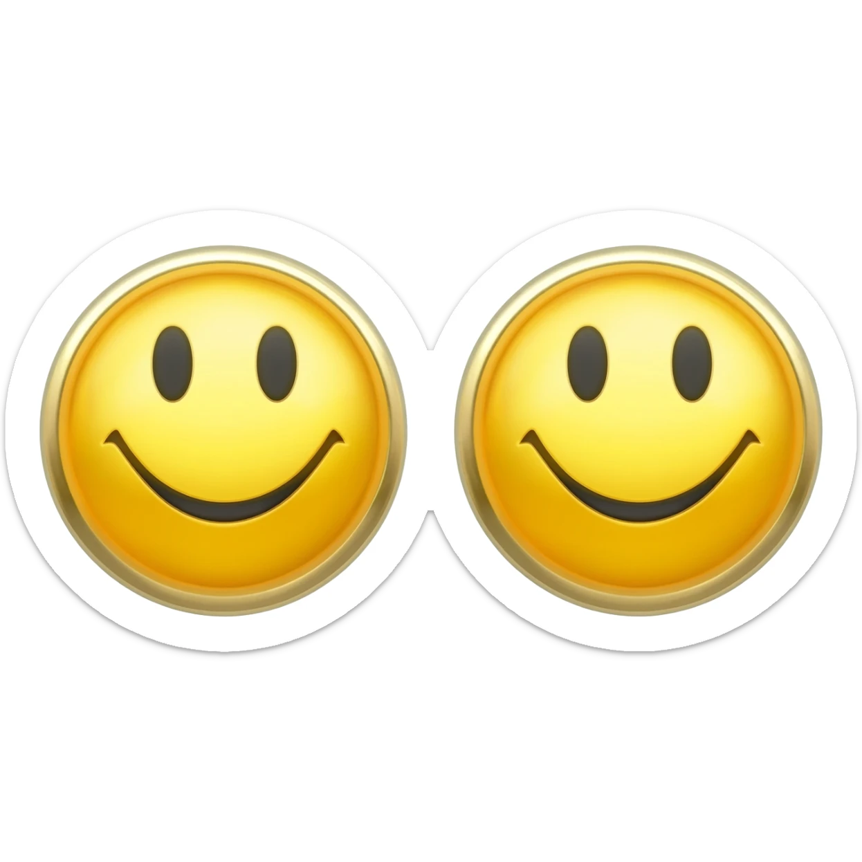 Generate to emoji earrings sticker