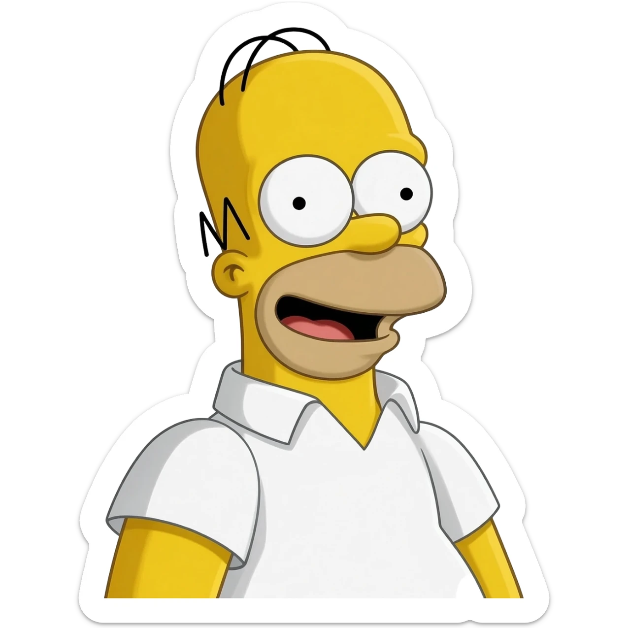 Homer simson sticker