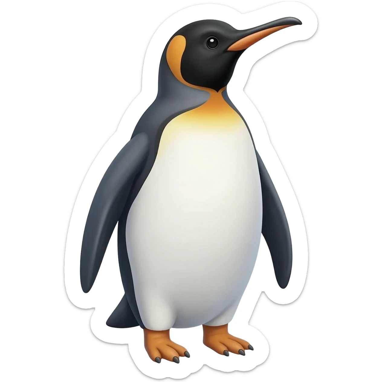 King penguin sticker