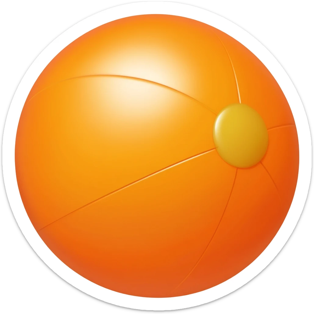 beach ball sticker