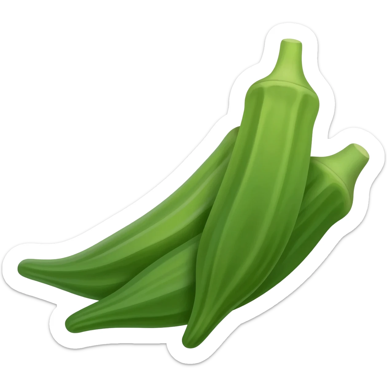 Okra sticker