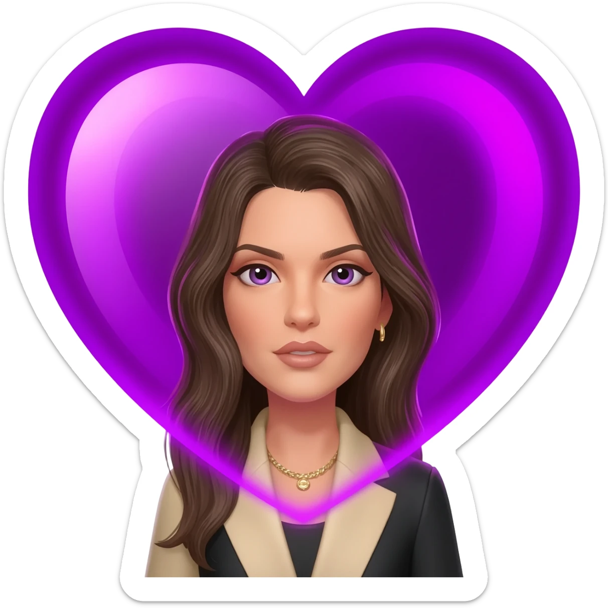 Donatella VERSACE 💜 sticker