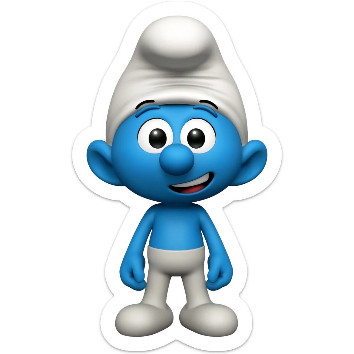 Smurf sticker
