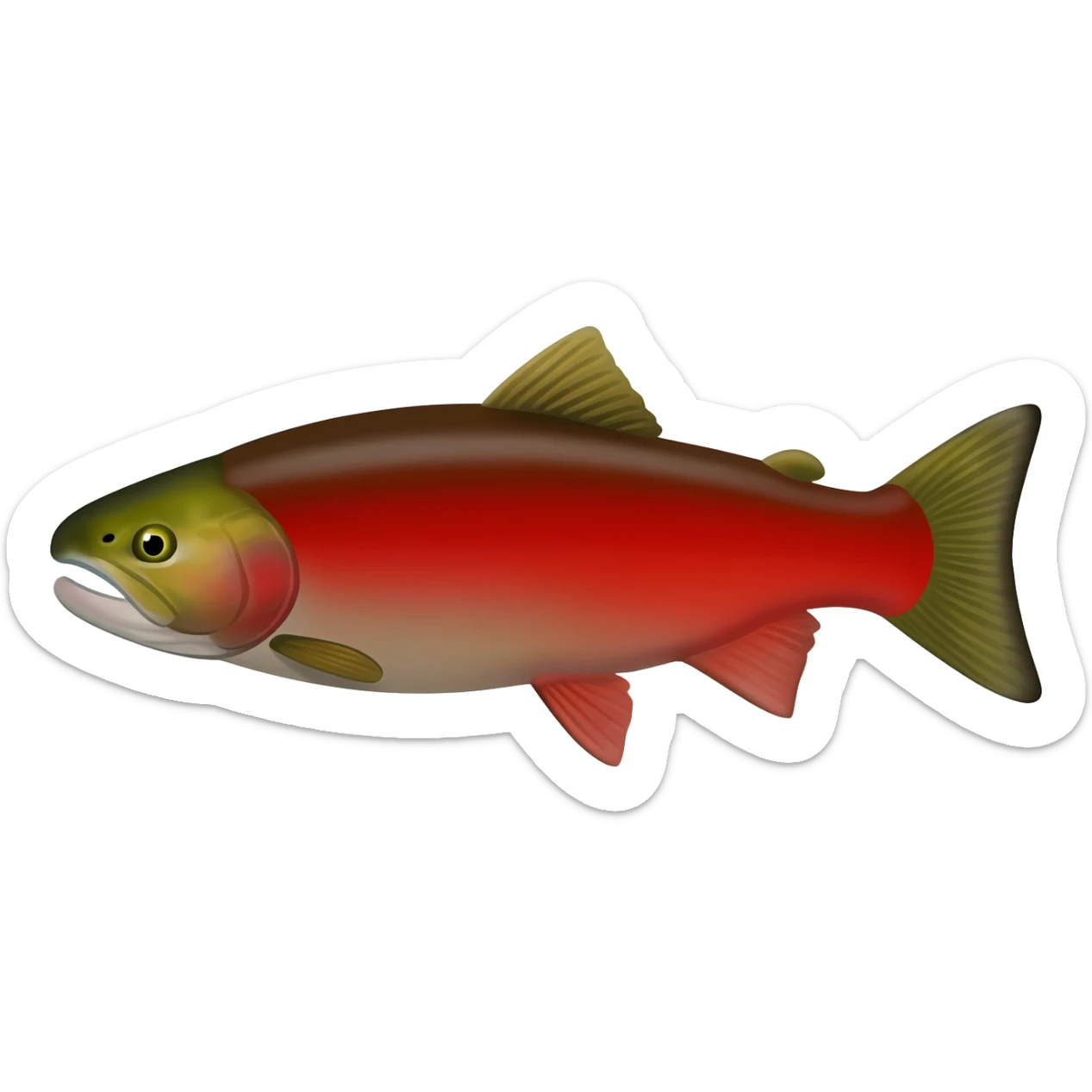 kokanee salmon sticker