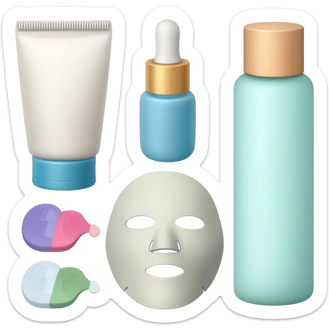 skincare products sticker