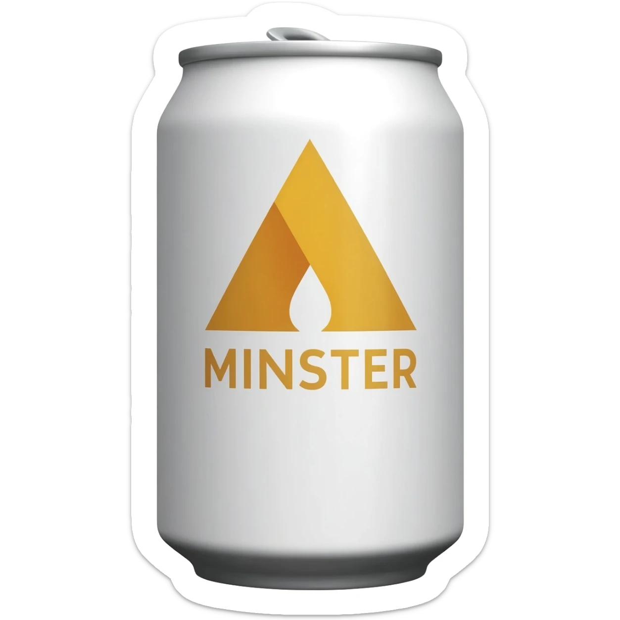 White minster energy drink can emoji sticker