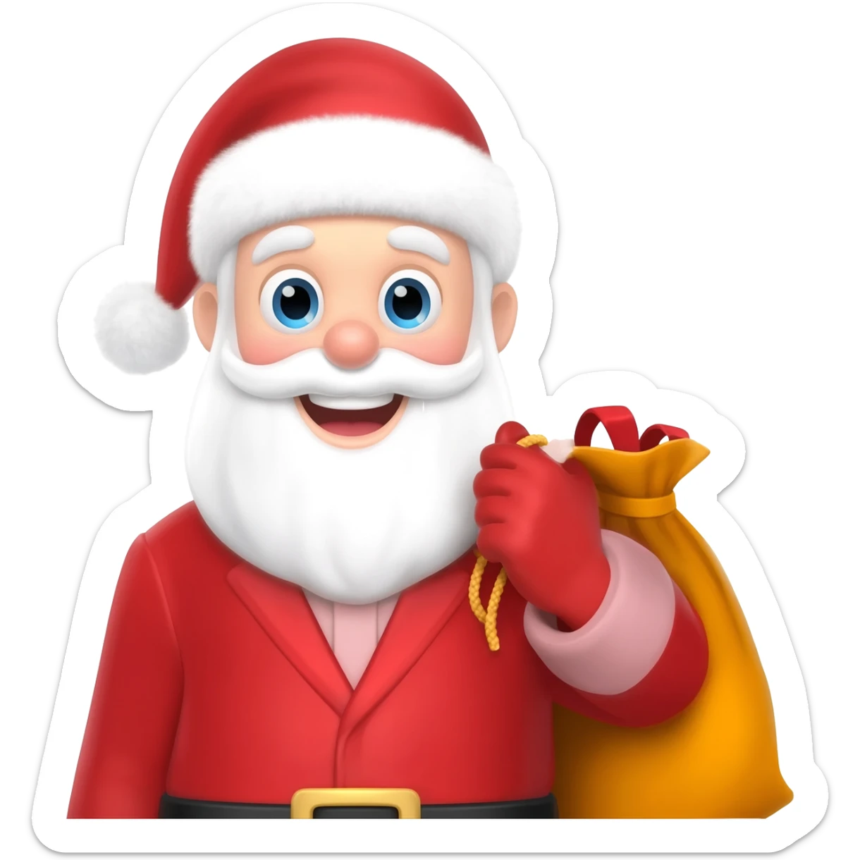 Santa Claus sticker