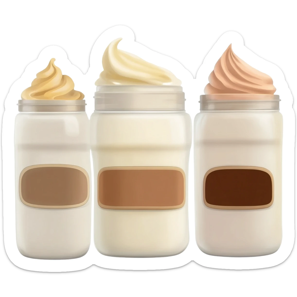 coffee creamer flavors sticker