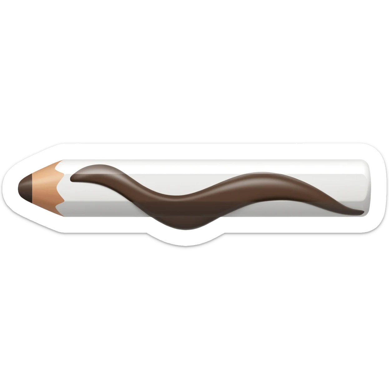 eyebrow pencil sticker