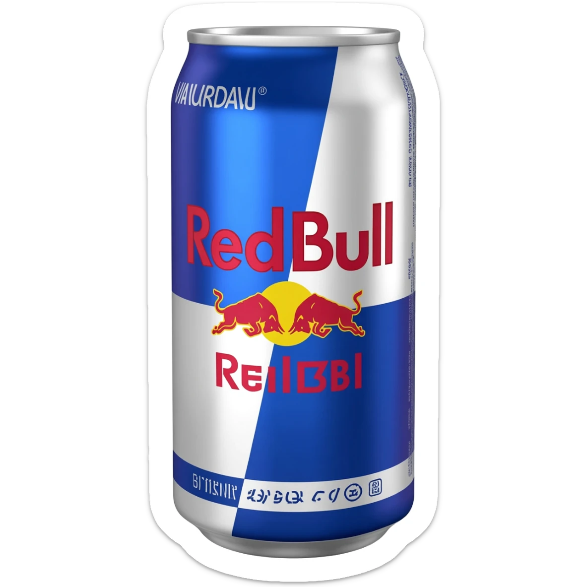 vanilla iced redbull sticker
