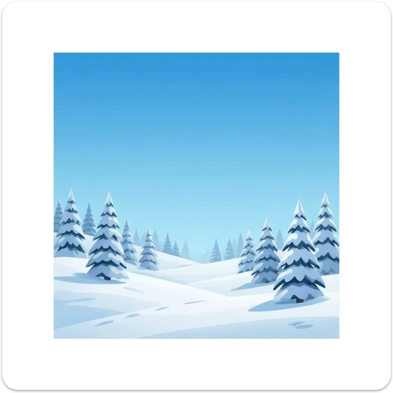 Crystal Snow sticker