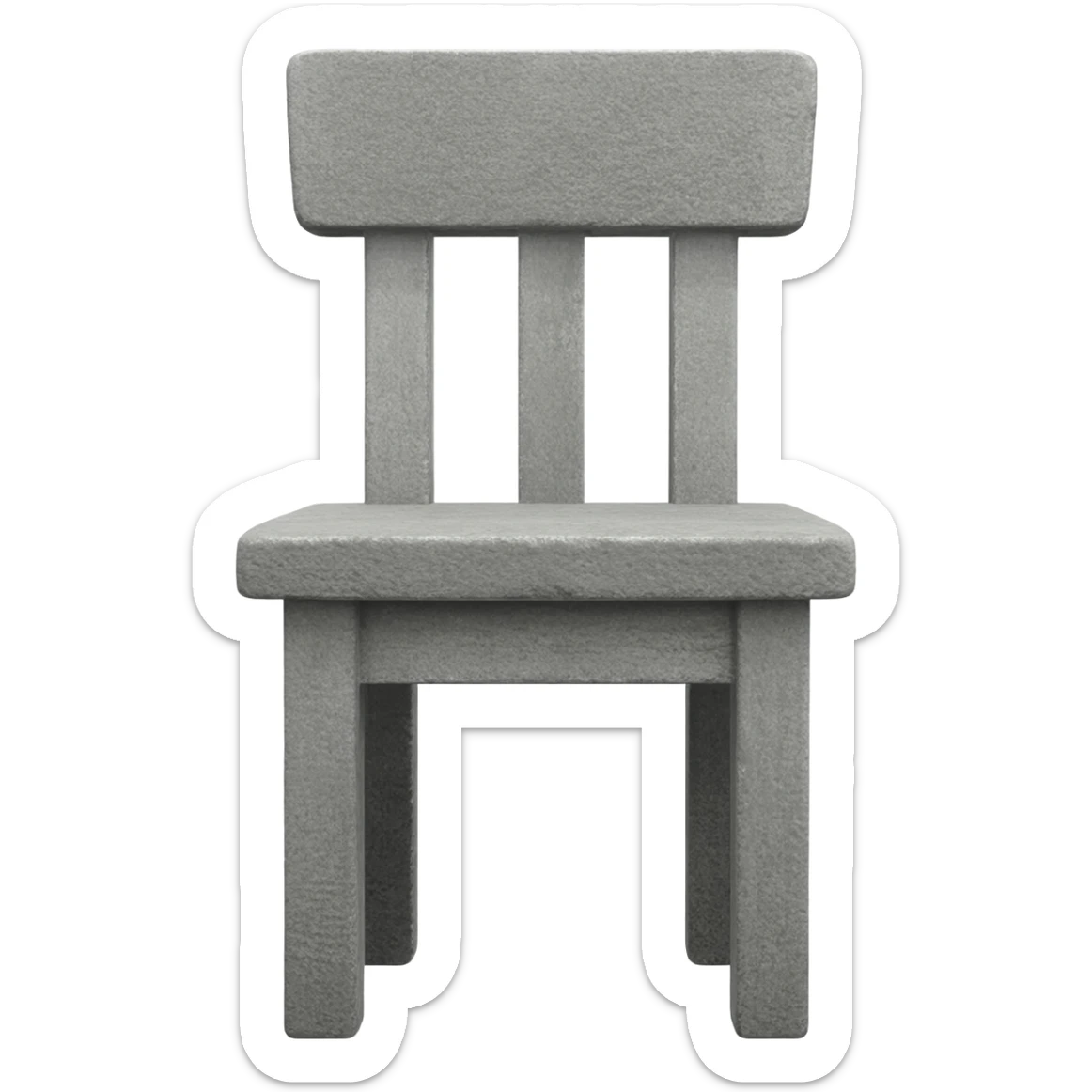 rock on a chair sticker