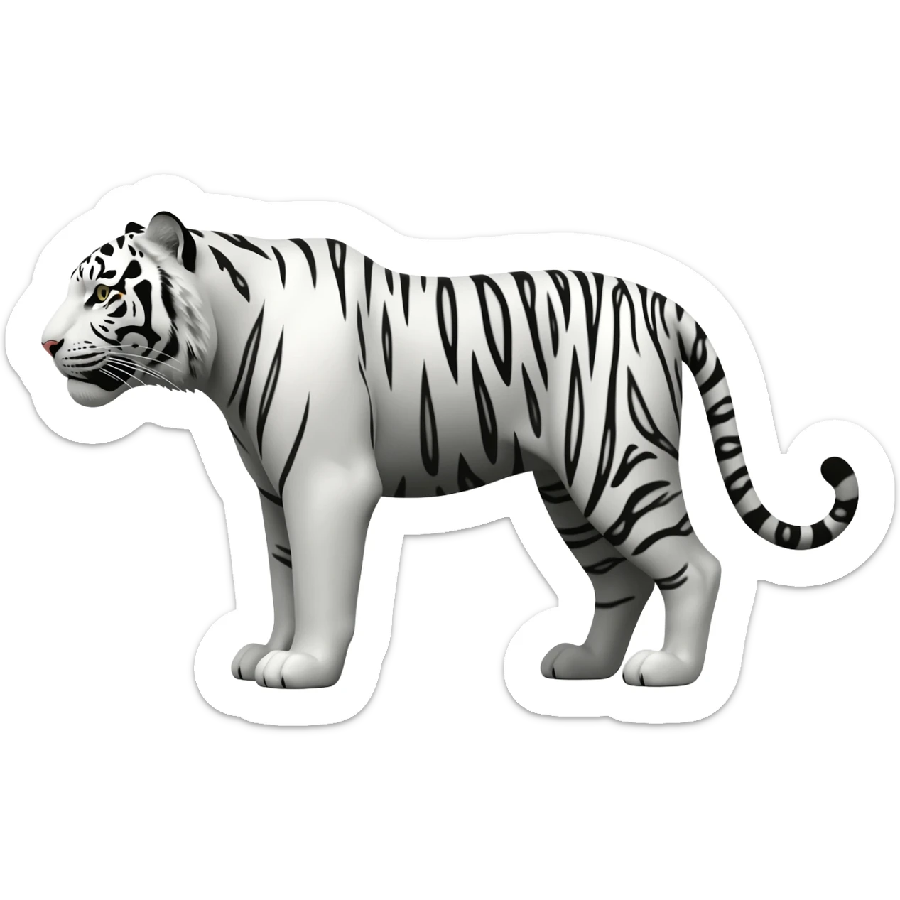 Tigre Blanco sticker