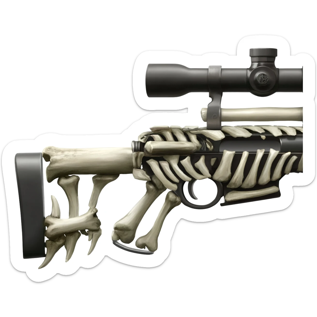 bones sniper rifle sticker