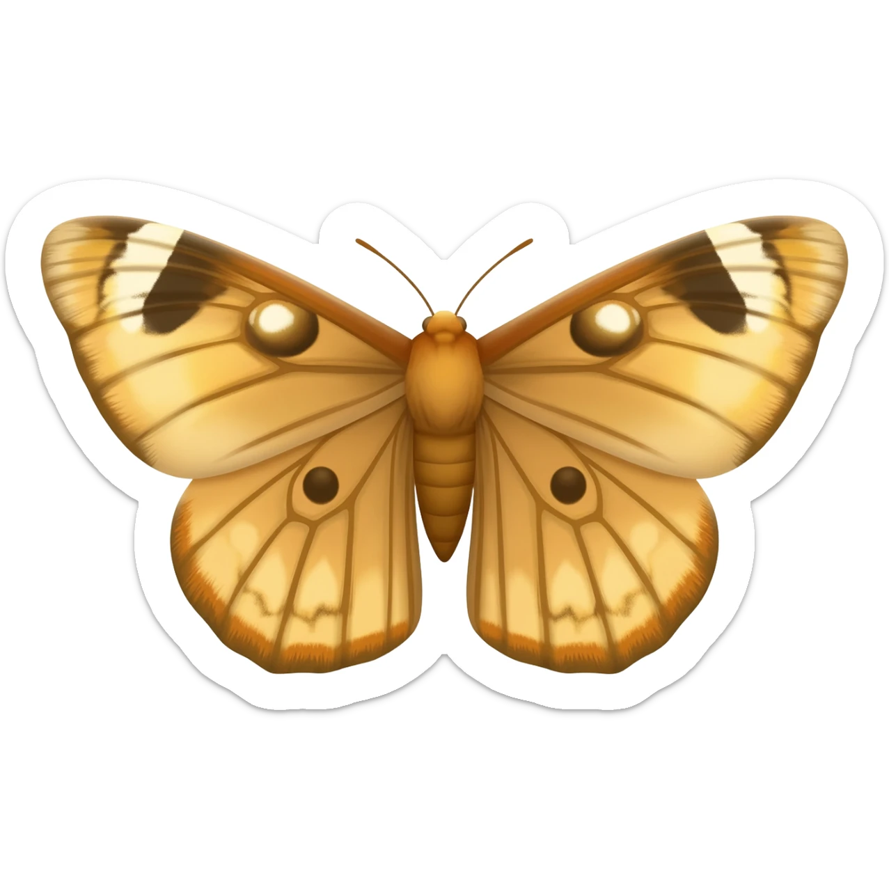Moth sticker
