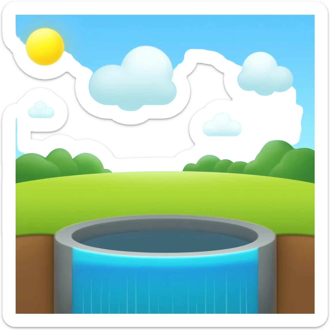water well sticker