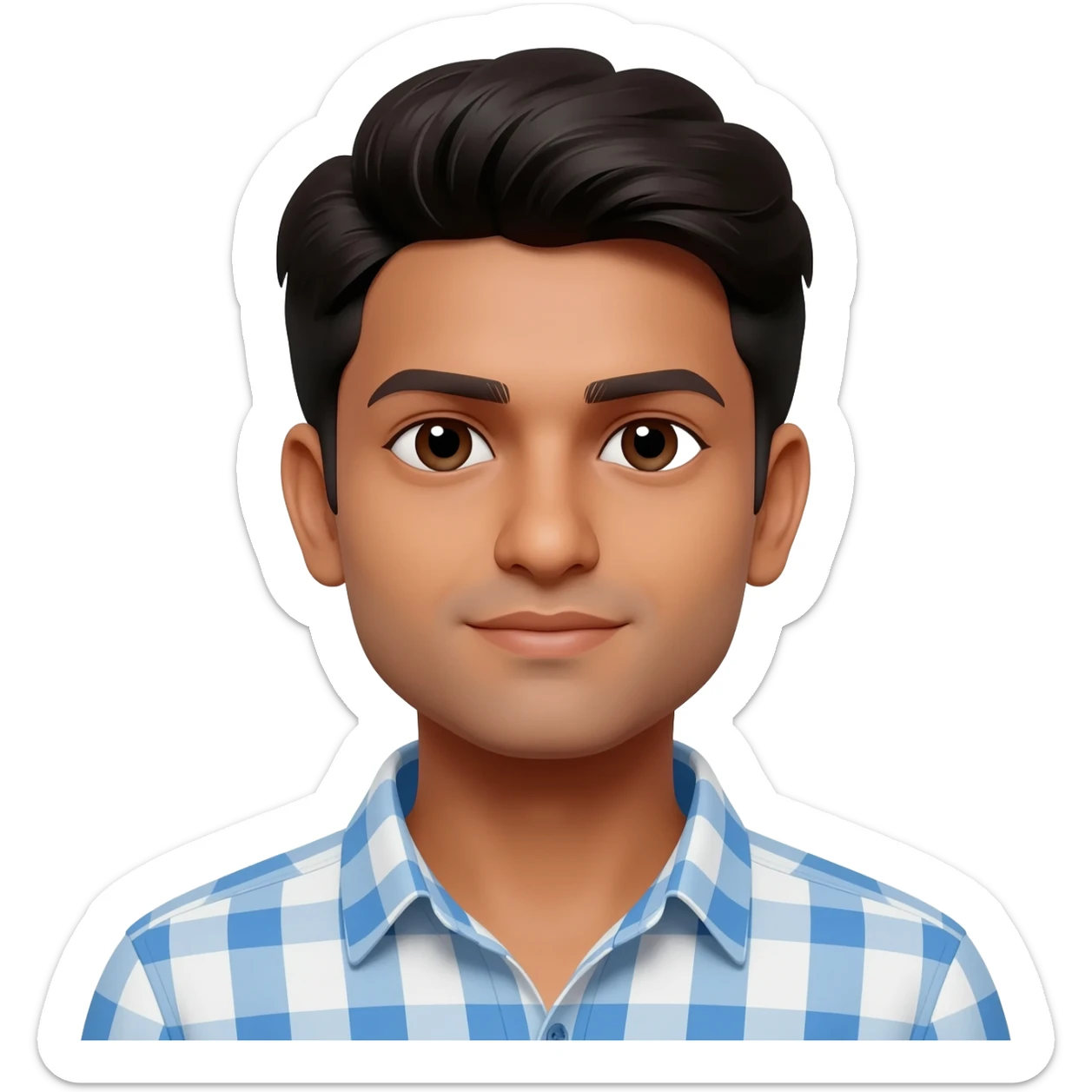 Indian young man at 25 years old  sticker