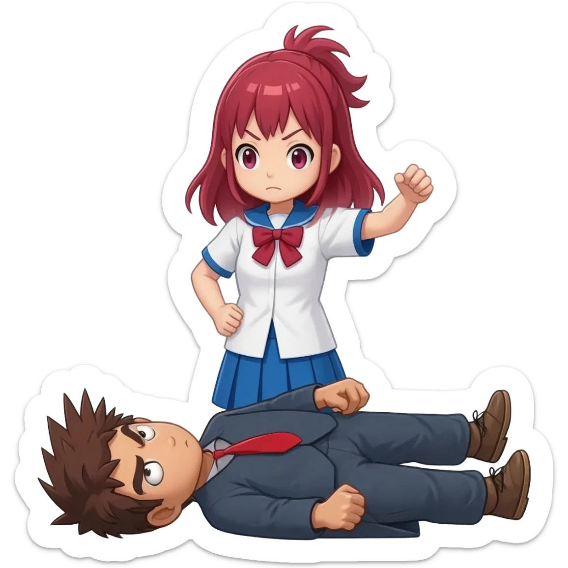 You lose by mahito image sticker