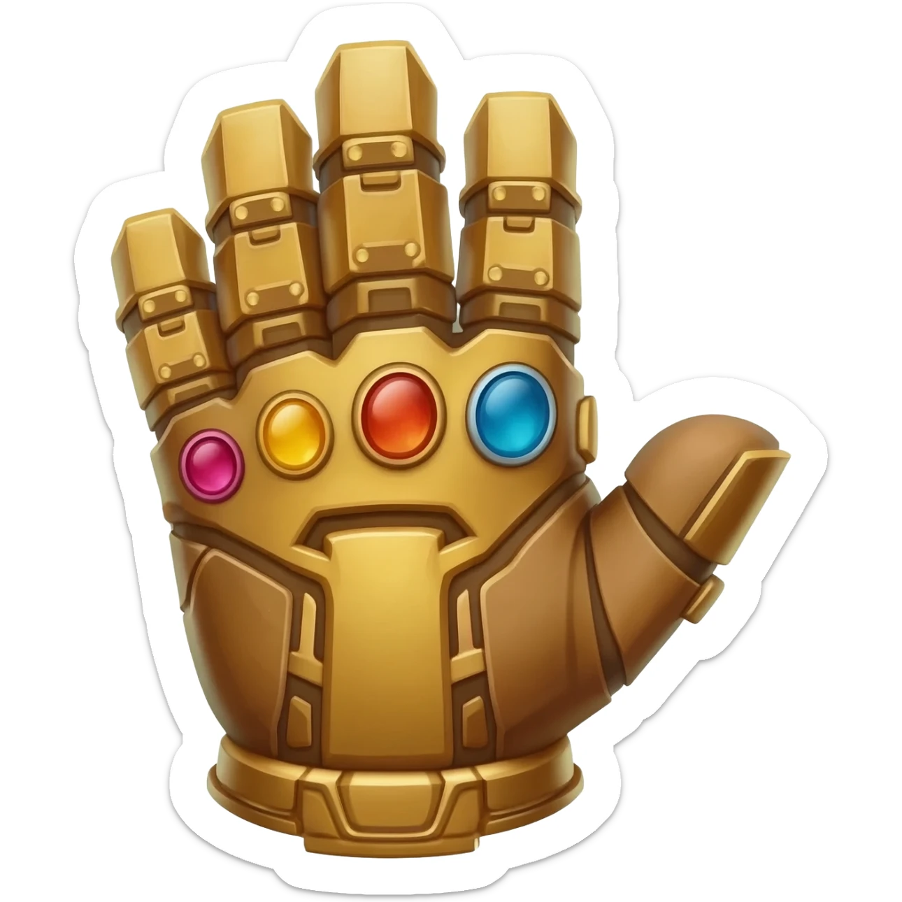 thanos gauntlet sticker