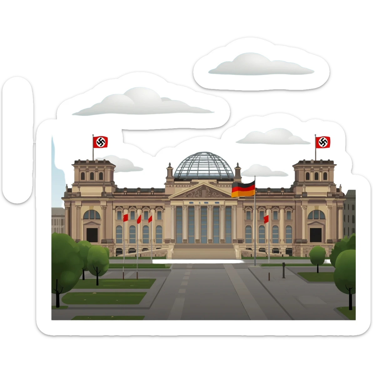 Nazi germany sticker