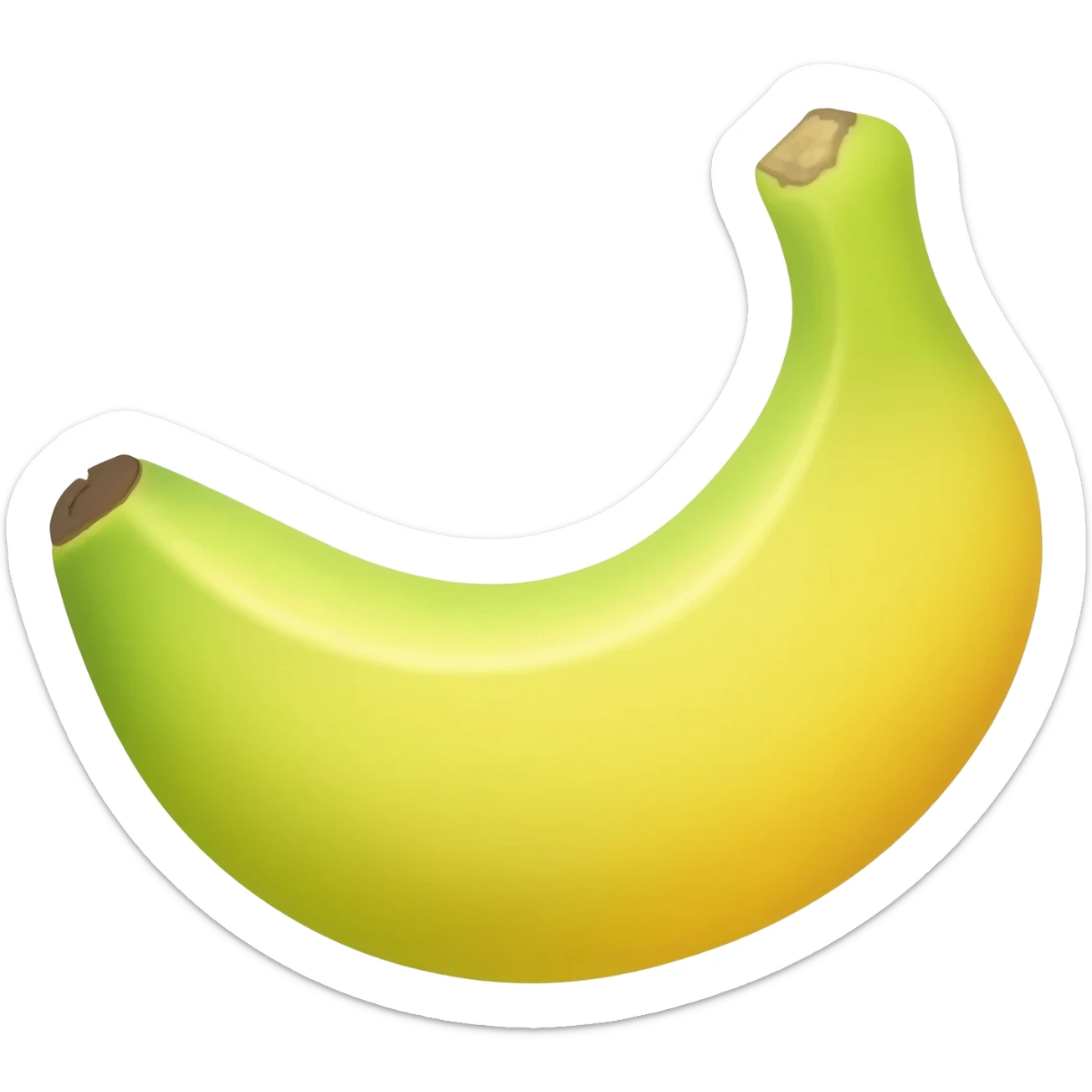 Plátano verde sticker