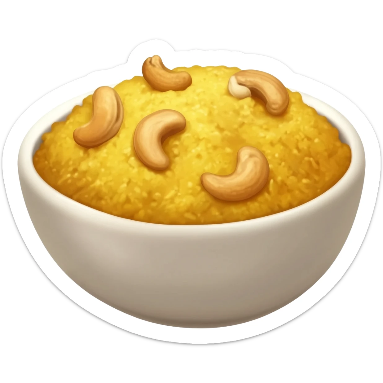 Sweet Pongal (Sakkarai Pongal) garnished with Cashews sticker