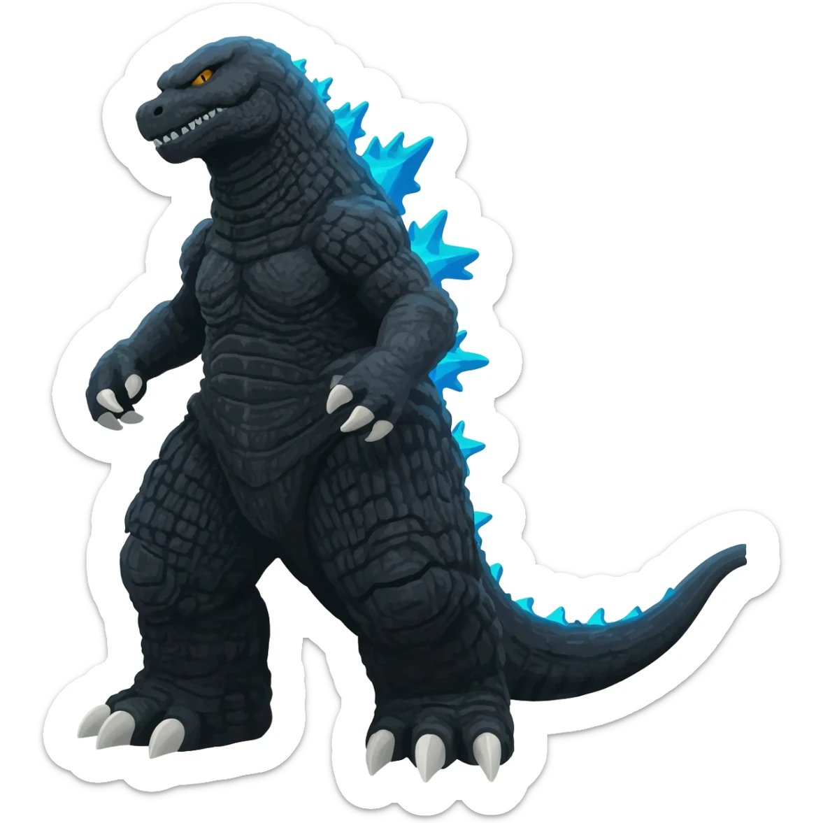Godzilla sticker