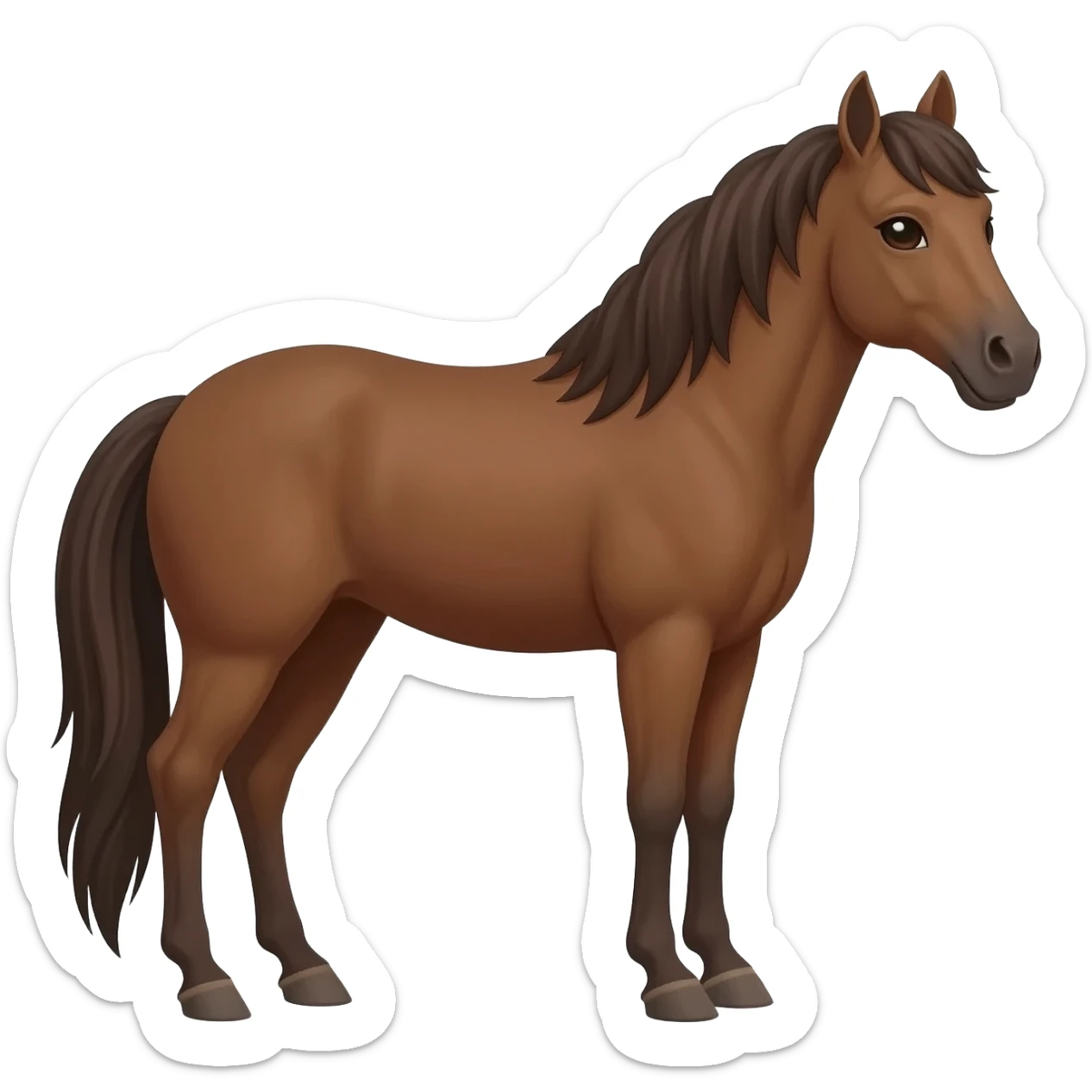 Mustang emoji sticker