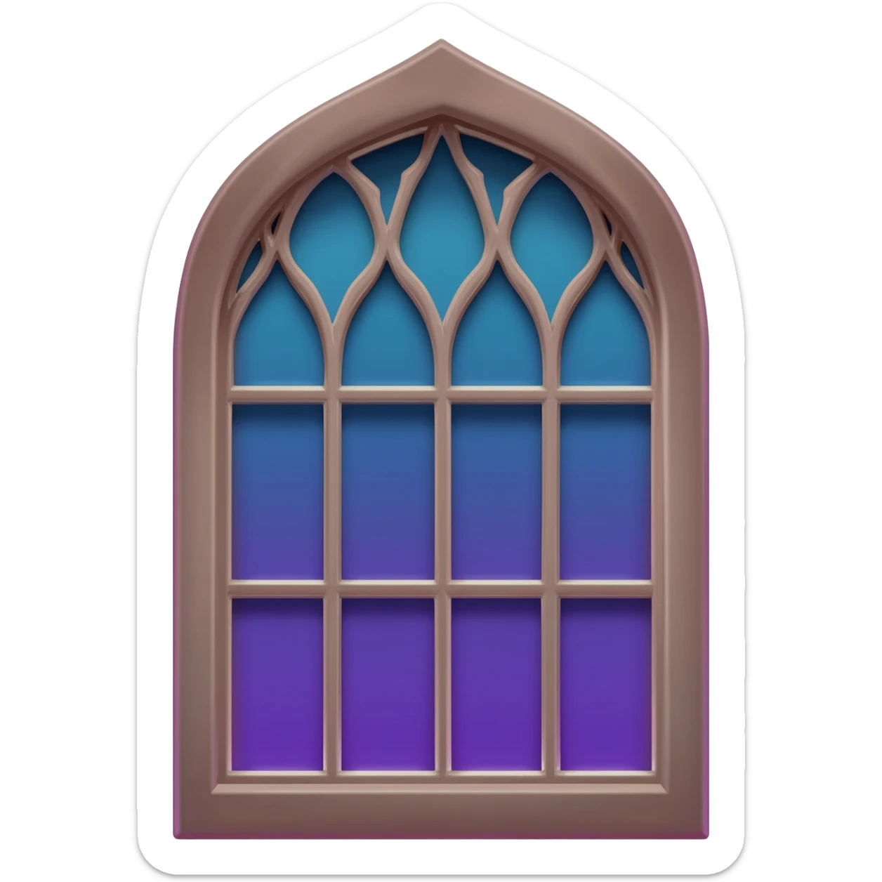 Colorful cute Victorian Black gothic window sticker
