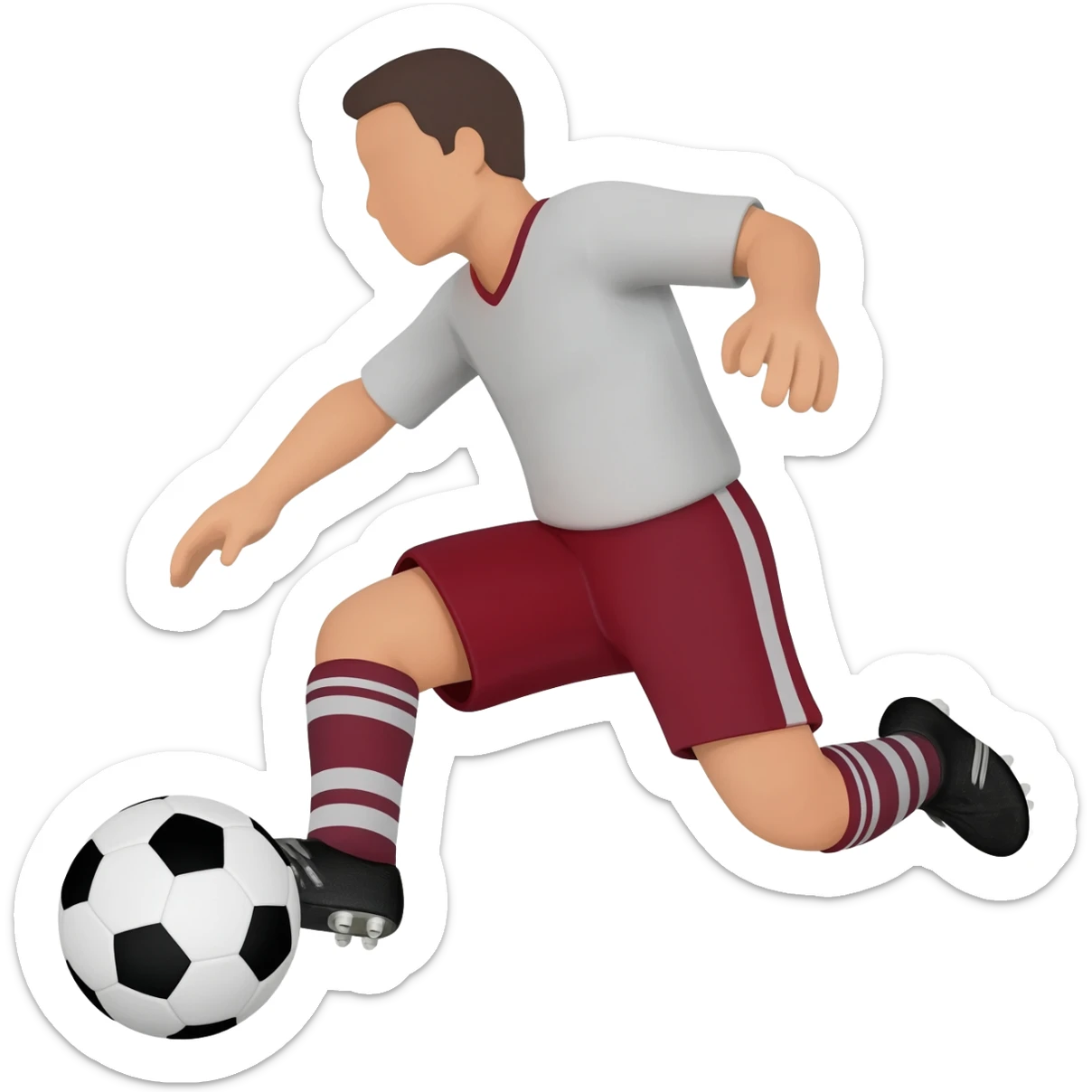 soccer tackle sticker