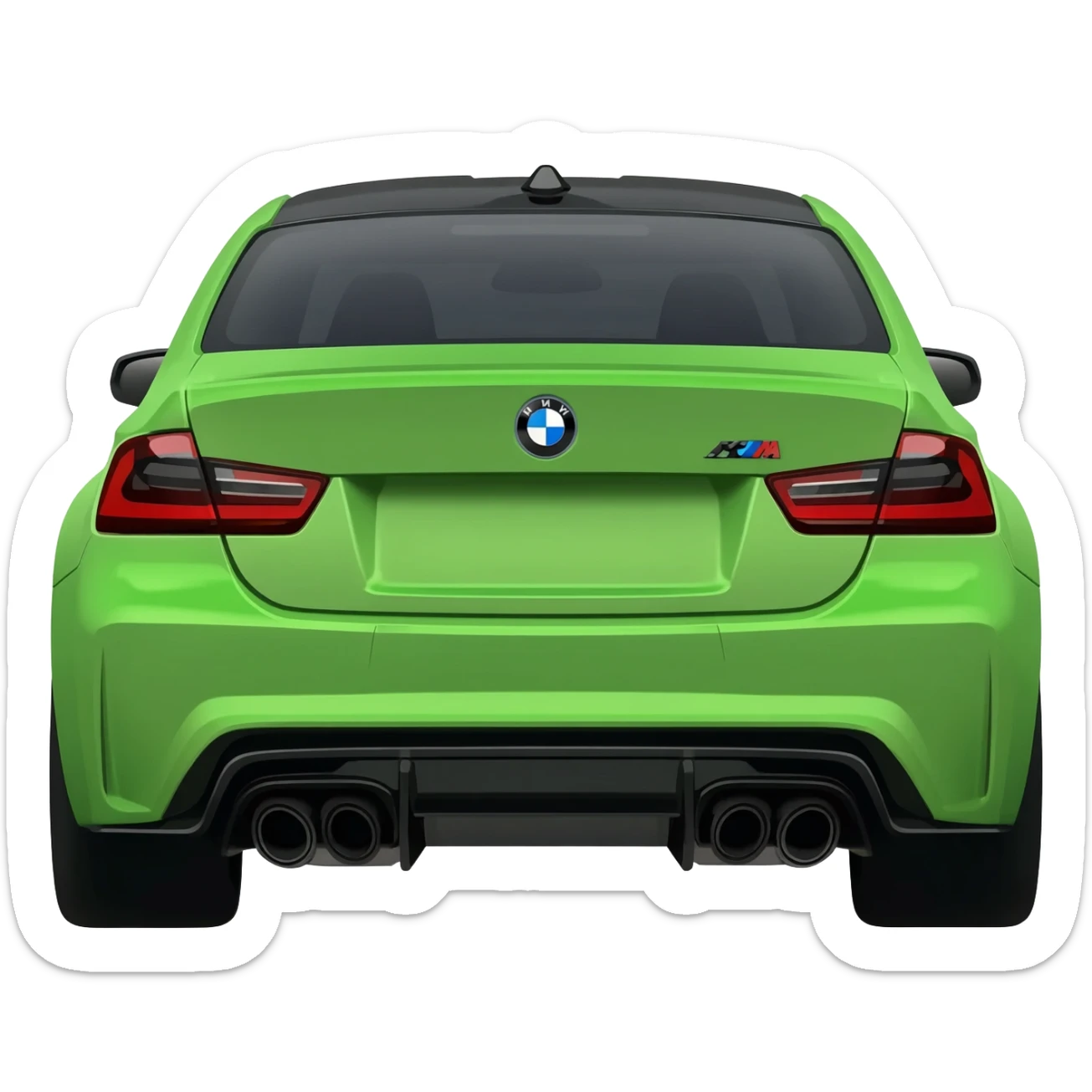 Bmw m3 cs in green sticker